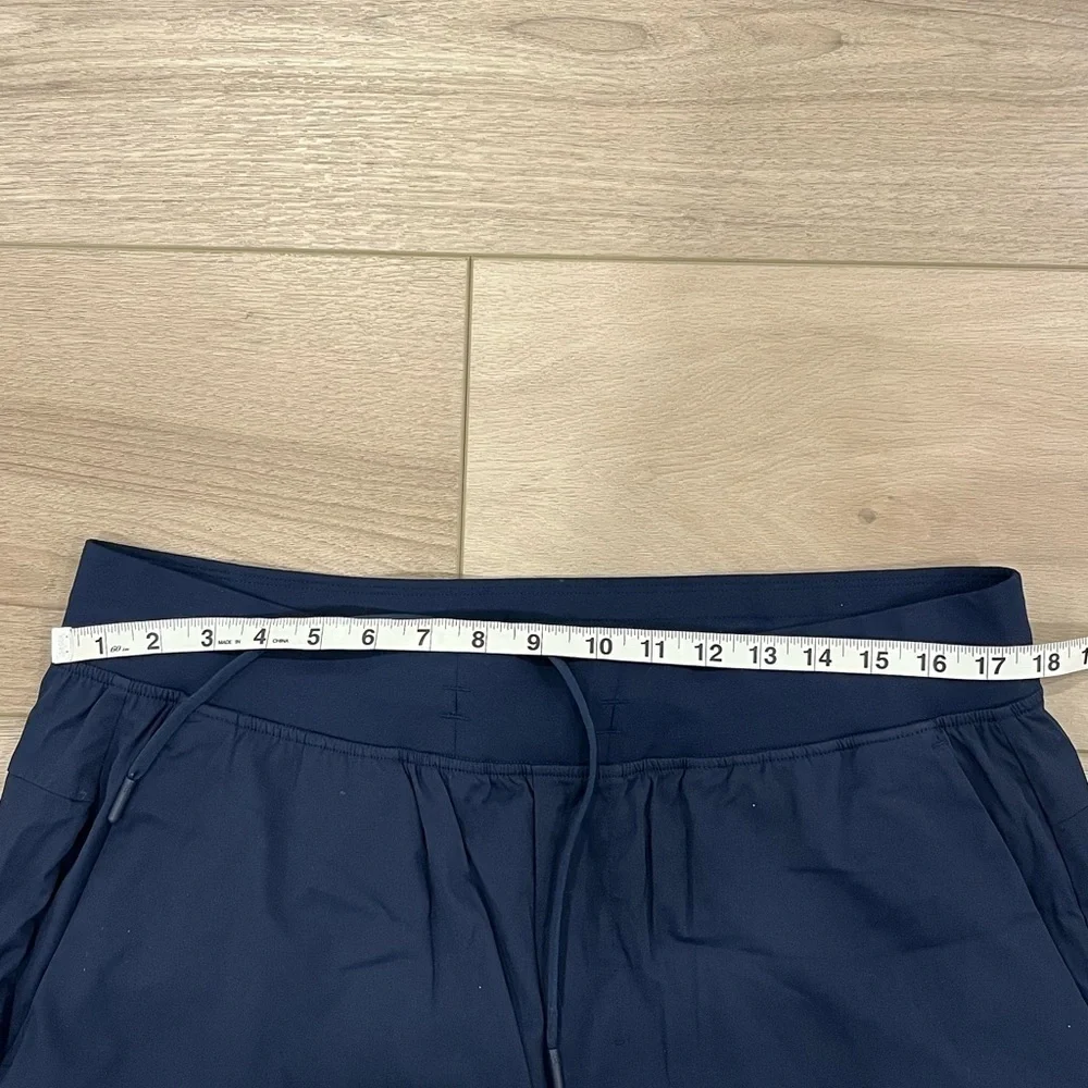 Lululemon Great Wall Pants Mens XL Lightweight Breathable Stretch Navy Blue